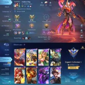 モバイルレジェンド ALLSTAR MOSKOV - COLLECTOR NATALIA - MWORLD YIN - 2 S.A.B.E.R CYCLOPS - SABER - 2 BLAZING LAYLA - ALDOUS - DRAGON TAMER KIMMY - 6 EPIC - ML 210