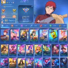 モバイルレジェンド FOR ANDROID&IOS HERO 80 SKIN 202 | EMBLEM ALL MAX| COLECTOR NATALIA| VALE GARA| EPIC KAGURA| EPIC FREYA | HERO GOOD | INSTAN DELIVERY