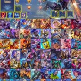 モバイルレジェンド Renowned Collector 🔶️ 216 Skins 🔶️ Excluisve M2 Skin 🔶️ Legend Skins