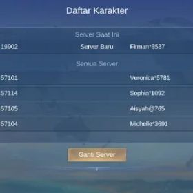 モバイルレジェンド MLBB ACCOUNT NORMAL SERVER + 4x ADVANCE SERVER BRANCHES | FULL ACCESS