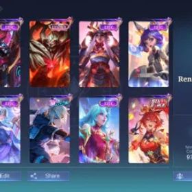 モバイルレジェンド IRE 292 Skins | 132 Heros | 14K Matches WR 52% | WR Hero Amazing | Zhask LuckyBox | Chou STUN | SUN Spiring | Angela Venom | Meowkin & Dragon | Badang Seiya
