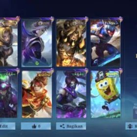 モバイルレジェンド QTJ 191 Skins | Natalia Collector | Ling Shade | Venom 2 | Cyclop SB | Others Skins View Screnshoot | Emblem Max | WR 52% | Expert Collector 2