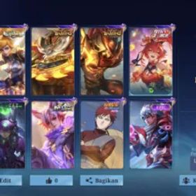 モバイルレジェンド SQQ 125 Skins | 103 Hero's | Fanny Lightborn | Fanny P, Ace | Epic Skins Have | Harley Venom | Lancelot EPIC | Vale Garaa | Reccal Good | WR 51% | Emblem Have