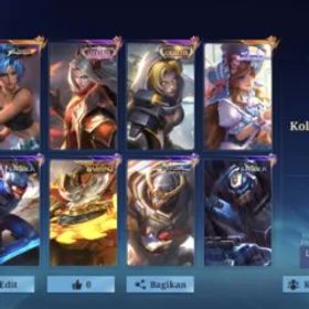 モバイルレジェンド YHE 252 Skins | 133 Hero's | Karina KOF | Florryn Fluffy | Leomord Luckybox | Natalia Collector | WR 54% 8K Matches | Reccal Good | Emblem Max | Renowned 3