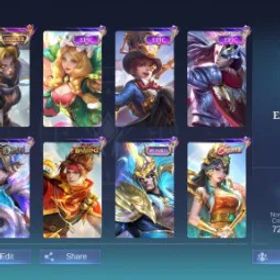 モバイルレジェンド OEE 202 Skins | 110 Heroes | Natalia Collector | Lancelot Epic | Kadita Odette | Claude Valentine | Selena Virus | Lesley Meowkin | Badang Seiya | WR Hero Good