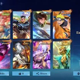 モバイルレジェンド 292 SKINS 💜 EXALTED 4 💜 OP COLLAB