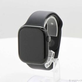 〔中古〕Apple(アップル) Apple Watch Series 10 GPS 46mm ジェットブラックアルミニウムケース ブラックスポーツバンド〔258-ud〕
