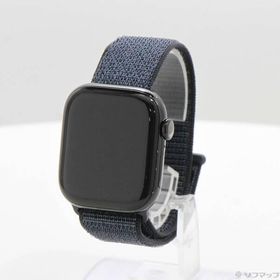 〔中古〕Apple(アップル) Apple Watch Series 10 GPS 42mm ジェットブラックアルミニウムケース インクスポーツループ〔258-ud〕