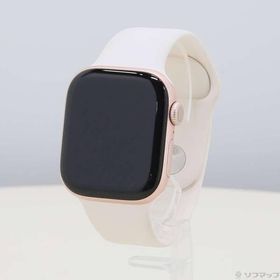 〔中古〕Apple(アップル) Apple Watch Series 10 GPS 42mm ローズゴールドアルミニウムケース ライトブラッシュスポーツバンド〔262-ud〕
