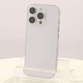 〔中古〕Apple(アップル) iPhone16 Pro 1TB ホワイトチタニウム MYN93J／A SIMフリー〔377-ud〕