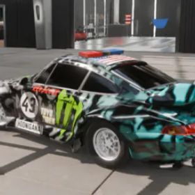 Car Parking Multiplayer [CPM2] Monster Engery Vinyl / Livery Porsche 911 (993) with Air Sus + Police Unlocked in your account
