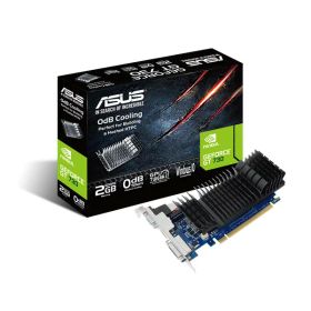 ASUS VGA GT730-SL-2GD5-BRK 2GB GDDR5 グラフィックカード NVIDIA GeForce GT 730 / HDMI 1.4a ファンレス設計 2スロット GPU Tweak II 【キャンセル不可・北海道沖縄離島配送不可】 0886227990399-ds