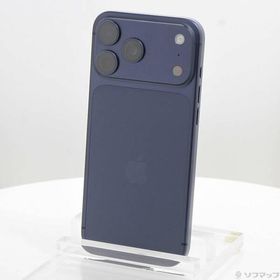 〔中古〕Apple(アップル) iPhone17 Pro Max 2TB ディープブルー MFYL4J／A SIMフリー〔368-ud〕