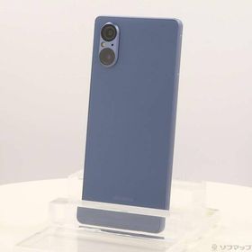 〔中古〕SONY(ソニー) Xperia 5 V 128GB ブルー SO-53D docomo SIMフリー〔344-ud〕