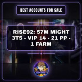 ライキン RISE92: 57M MIGHT 3T5 - VIP 14 - 21 PP - 1 FARM