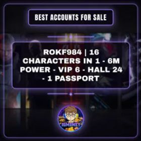 ライキン ROKF984 | 16 CHARACTERS IN 1 - 6M POWER - VIP 6 - HALL 24 - 1 PASSPORT