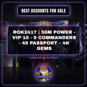 ライキン ROK2417 | 56M POWER - VIP 16 - 9 COMMANDERS - 49 PASSPORT - 4K GEMS