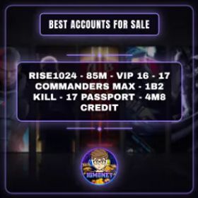 ライキン RISE1024 - 85M - VIP 16 - 17 COMMANDERS MAX - 1B2 KILL - 17 PASSPORT - 4M8 CREDIT