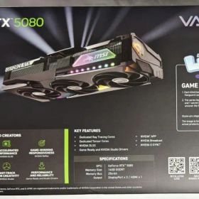 動確済 希少 MSI RTX 5080 16GB VANGUARD LAUNCH