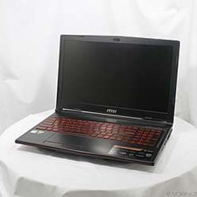 〔ジャンク品〕 GL63 9SD-1012MY ［Core-i5-9300H (2.4GHz)／8GB／SSD512GB／GeForce GTX 1660Ti(6GB)／15.6インチ／Windows11 Home(UP済)］〔ジャンク品〕 GL63 9SD-1012MY ［Core-i5-9300H (2.4GHz)／8GB／SSD512GB／GeForce GTX 1660Ti(6GB)／15.6インチ／Windows11 Home(UP済)］