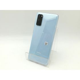 【中古】SAMSUNG au 【SIMロック解除済み】 Galaxy S20 5G クラウド ブルー 12GB 128GB SCG01【千葉】保証期間1ヶ月【ランクC】
