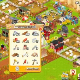 ヘイデイ Lvl 53🌟Barn 3k | Silo 825🌟 841K Coins | 240 Diamonds | Full Bems