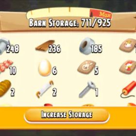 ヘイデイ BEST OFFER I 10 LVL I 925 BARN I 50 SILO I BARN TOOLS
