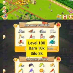 ヘイデイ ⚡Hayday Account 100 Level⚡