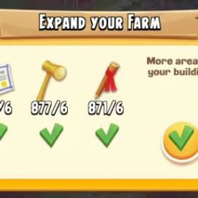 ヘイデイ Level 52 800+ Land Materials