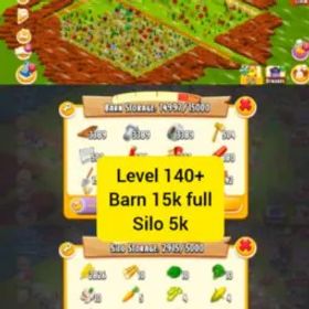 ヘイデイ ⚡Hayday Account 140 Level⚡