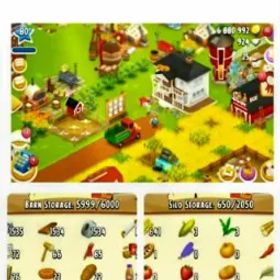 ヘイデイ ⭐ LVL 80 Hay Day Farm | Massive 6000 Barn