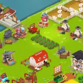 ヘイデイ 42 level | Barn Storage 500 | Silo Storage 500 | 38k Coin | 1 gems