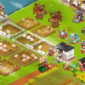 ヘイデイ 50 level | 650 Barn Storage | 600 silo storage | 100k Coin | 25 gems