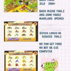 ヘイデイ [HD9/21s] Level 100+, Barn 10000+ ,SILO 3000+, MAINLAND OPEND, Full Access