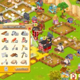 ヘイデイ Lvl 53🌟Barn 3k | Silo 825 🌟 721K Coins | 177 Diamonds | Full Bems