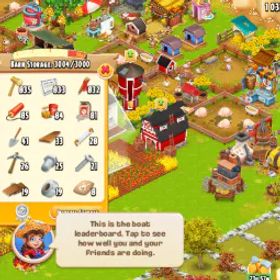 ヘイデイ Lvl 55🌟Barn 3k | Silo 825 🌟 1 M Coins | 262 Diamonds | Full Land