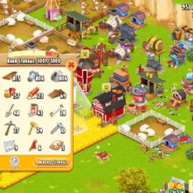 ヘイデイ Lvl 53🌟Barn 3k | Silo 825 🌟 951K Coins | 267 Diamonds | Full Bems