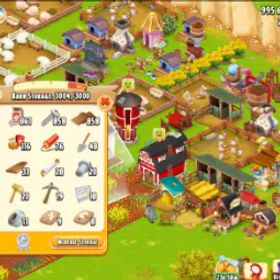 ヘイデイ Lvl 54🌟Barn 3k | Silo 825 🌟 995K Coins | 244 Diamonds | Full Silo