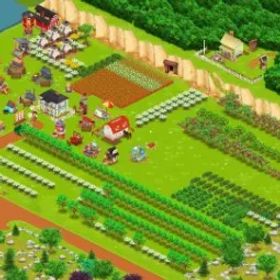 ヘイデイ 48 Level | Barn Storage 2100 | Silo Storage 1000 | 16k Coin | 21 gems | Android & ios
