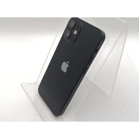 【中古】Apple SoftBank 【SIMロック解除済み】 iPhone 12 mini 64GB ブラック MGA03J/A【津田沼】保証期間１ヶ月【ランクC】