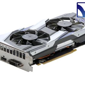 玄人志向 GeForce GTX 1060 3GB GDDR5 DisplayPort/HDMI/Dual-Link DVI-D PCI Express 3.0 x16 GF-GTX1060-3GB/OC/DF【中古グラフィックボード】