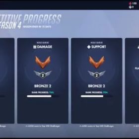 オーバーウォッチ S4✅Triple Bronze 2 | Placed