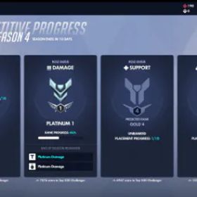 オーバーウォッチ S2✅Plat 1 DPS| High Plat | Placed