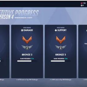 オーバーウォッチ S4✅Triple Bronze | Placed