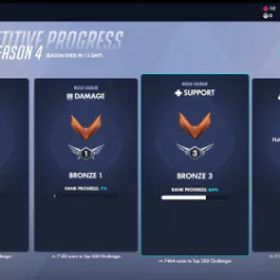 オーバーウォッチ S4✅Triple Bronze 3-1 | Placed