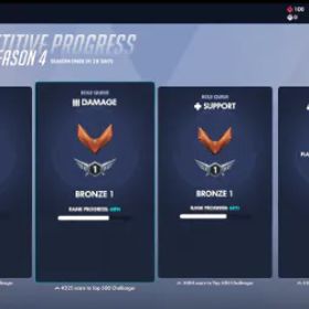 オーバーウォッチ S4✅Triple Bronze 1 | Placed