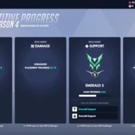 オーバーウォッチ S4✅Emerald 5 Sup | Placed