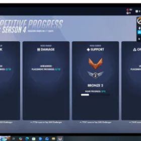 オーバーウォッチ S4✅Bronze 2 Sup | Mythic Skin | Placed