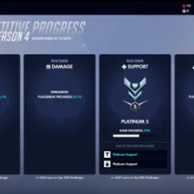 オーバーウォッチ S4⚡PLAT 5 SUP⚡ | Placed丨Ranked Ready丨Instant Delivery