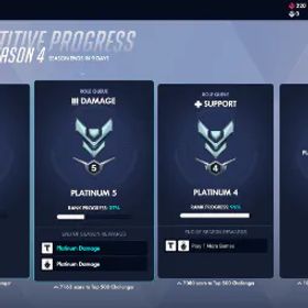オーバーウォッチ Tank Silver🔹Dps Platinum🔹Support Platinum🔹
